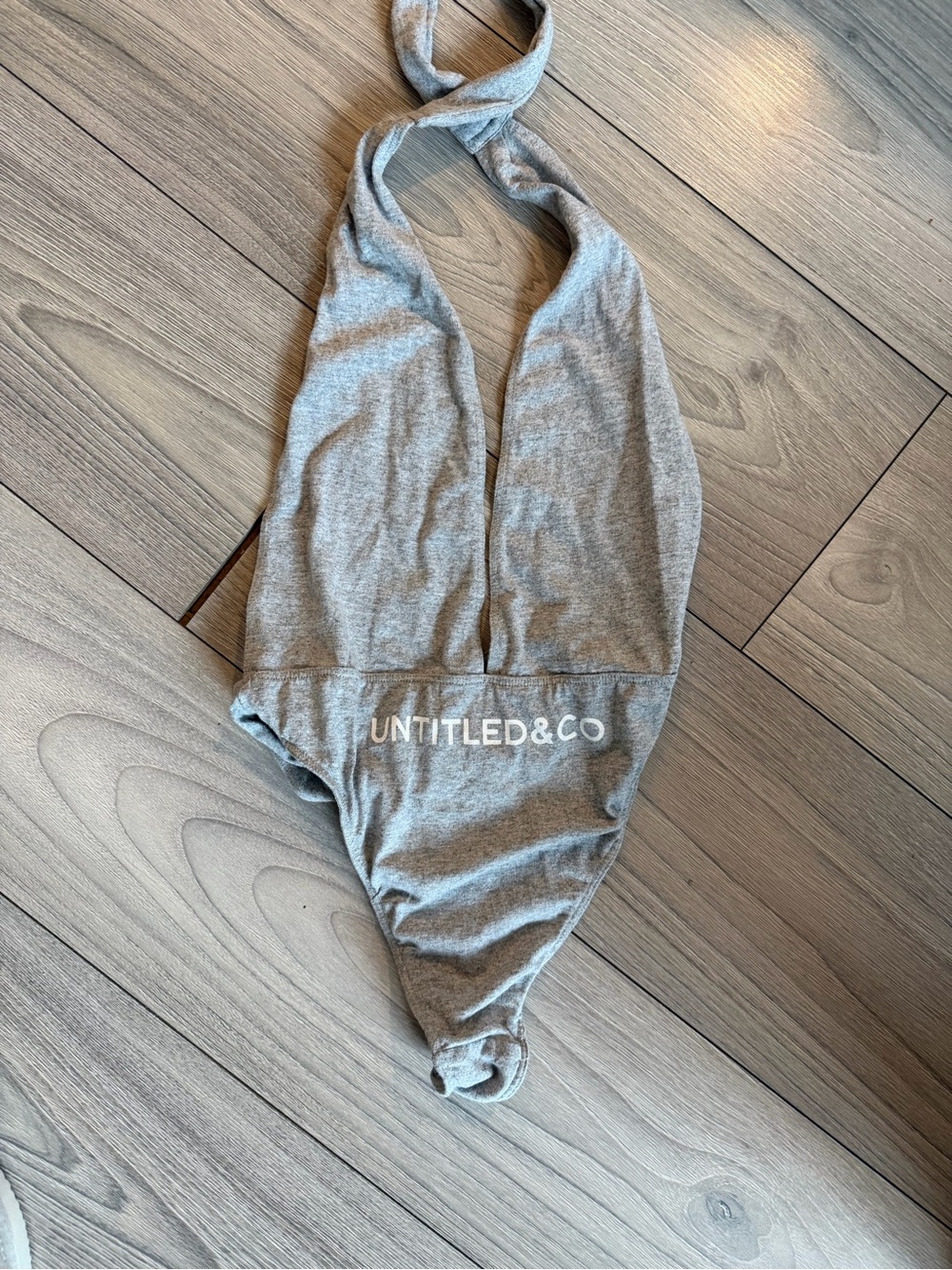Untitled & Co halter bodysuit